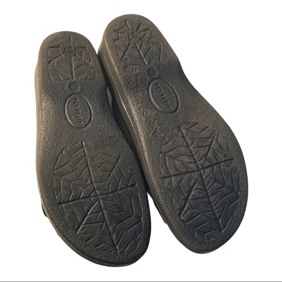 Fly Flot Italy 💯% Leather open Toe Sandals Adjustable Straps - Picture 6 of 6